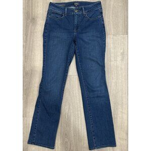 NYDJ Women's Size 6p 30x30 Marilyn Straight Jeans Lift Tuck Technology Slimming